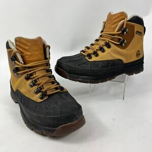 Timberland Men’s Euro Hiker Shell Toe Boots Wheat Jacquard A4236 Size 11